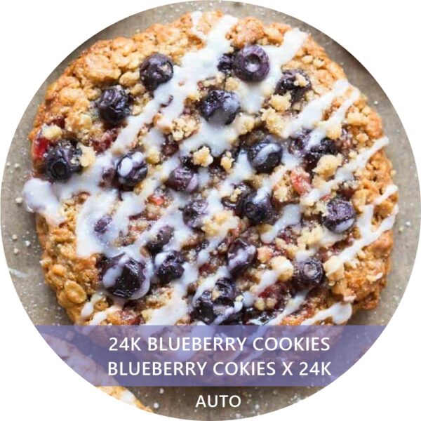 24K BLUEBERRY COOKIES